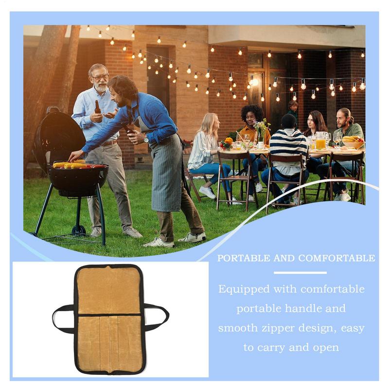 Portable Roller Tool Bags Multifunction Chef Knife Bag Practical Handbag Kitchen Portable Storage Bag Chef Bag File Roll Storage