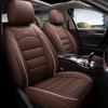 Full-Coverage Car Seat Cover, Wear-Resistant Faux Leather Car Seat Cover, 5-Seater Car Cushion, Full Car 5-Seater Full Faux Leather Cover