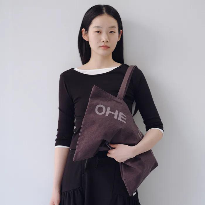 ESSENTIAL VINTAGE LOGO ECO BAG, PURPLE