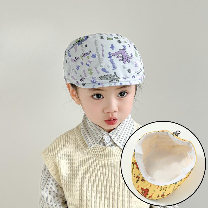 New Children's Hat Korean Version of Beret Forward Hat Versatile Fashionable Baseball Cap Fashionable Painter's Hat