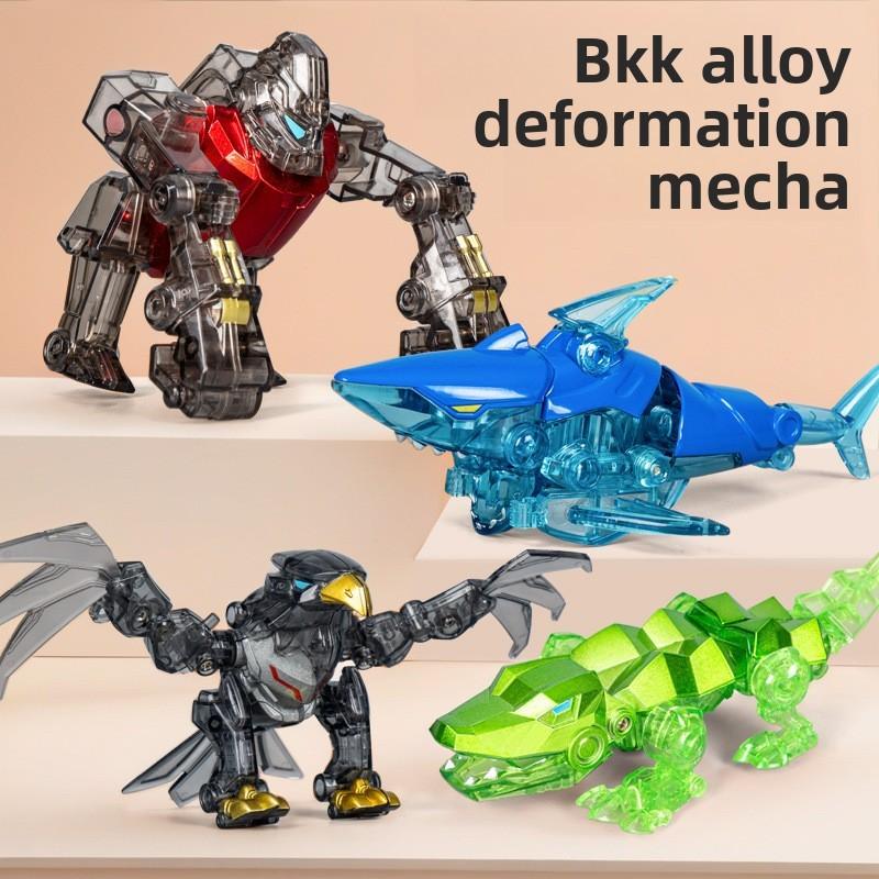 Childrens Alloy Transforming Gorilla Robot Toy With Diy Assembly For Boys And Collectors
