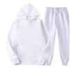 Men's Versatile Fleece Pullover Hoodie Set - Fashionable Casual Sports Outerwear