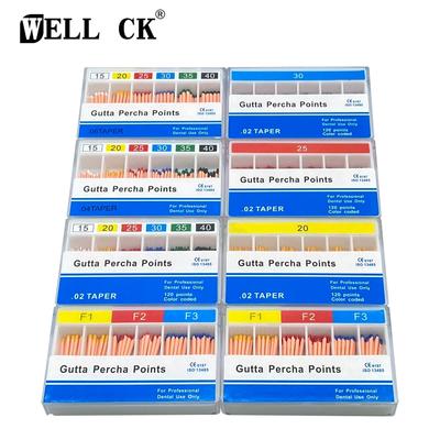 10 Boxes 02 04 06 F1 F2 F3 Dental guttapercha points Root Cancel Ενδοδοντία