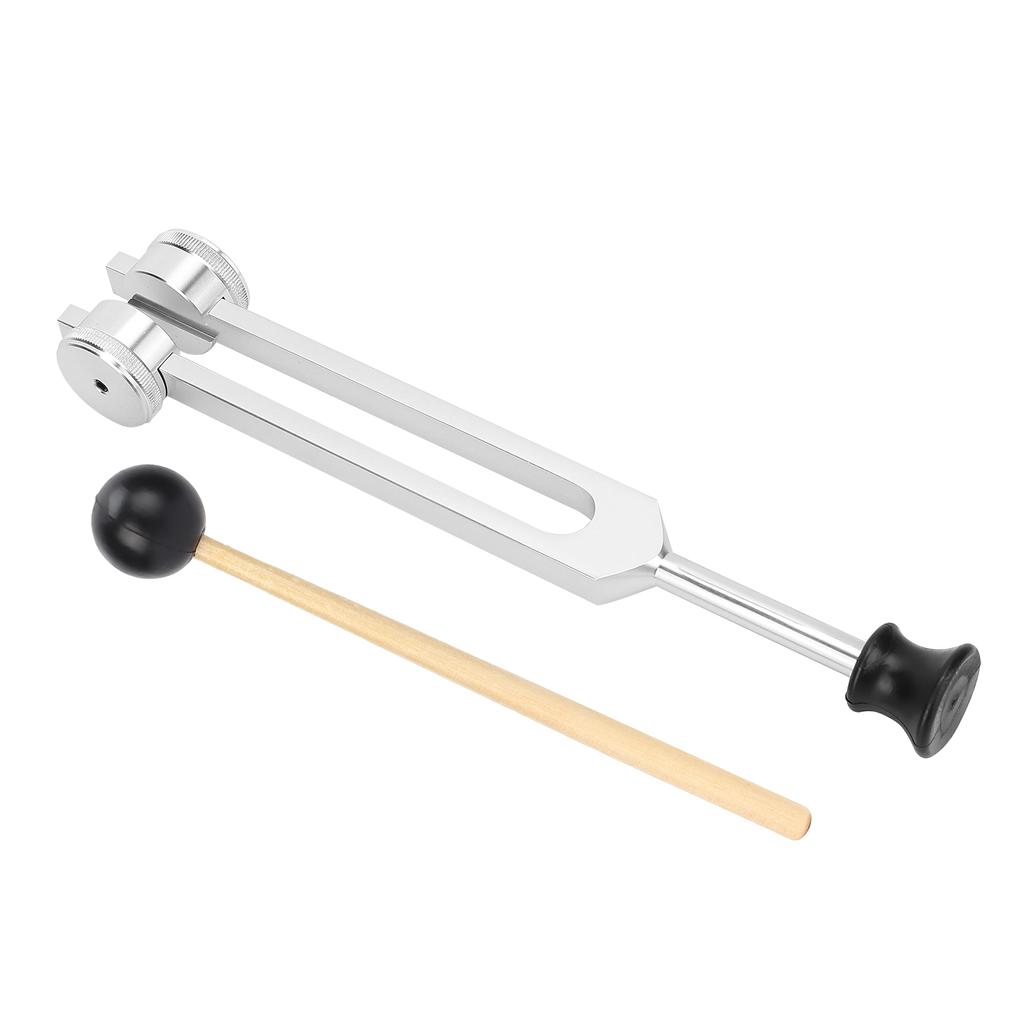 OM136.1 Aluminum Alloy Tuning Fork Portable Yoga Sound Therapy Tuning Fork with Hammer