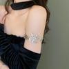 Silver Arm Cuff Vintage Zinc Zinc Alloy Armlet Opening Adjustable Armband  Women