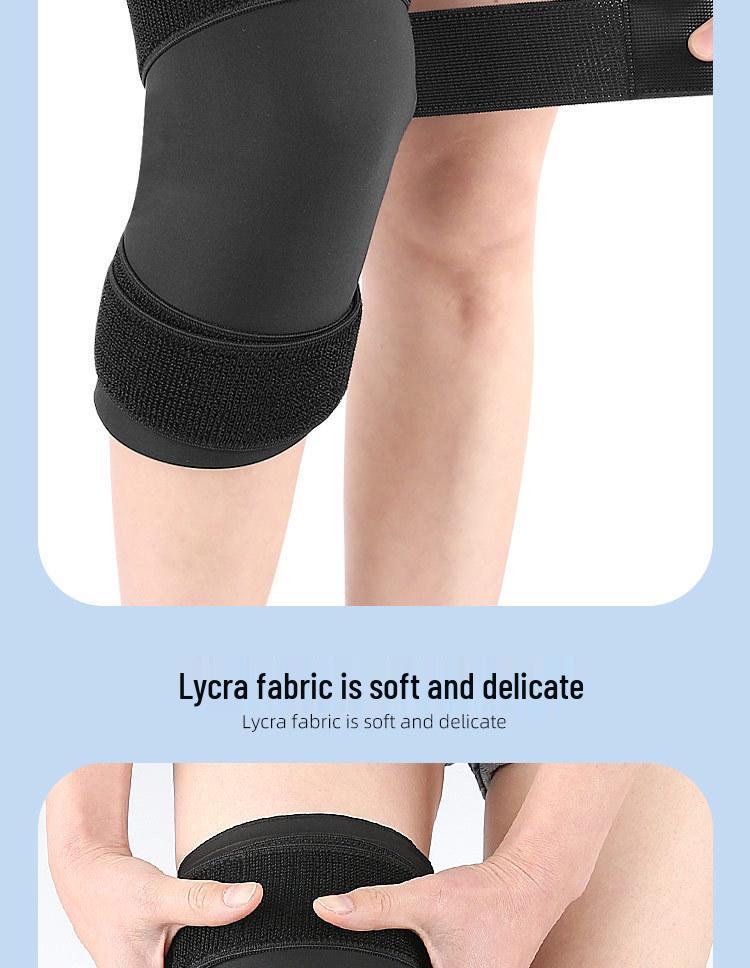 Verstellbare Kniebandage mit Gel für Heiß-/Kaltanwendung und Klettverschlüssen für Sport & Fitness