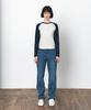 Siyajyu Sitp5244 Slim Raglan Color Block T-Shirt_Navy
