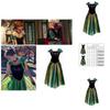 Frozen Adult Princess Dress Anna Holiday Costume Performance Dress Anna Princess Dress