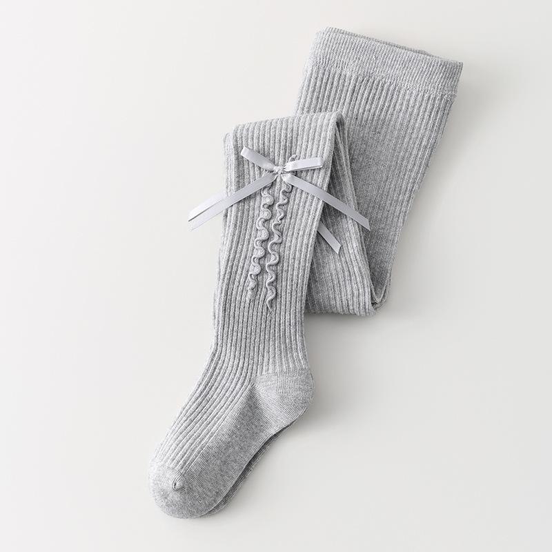 2026 Spring Ruffle Bow Tights for Toddlers & Girls