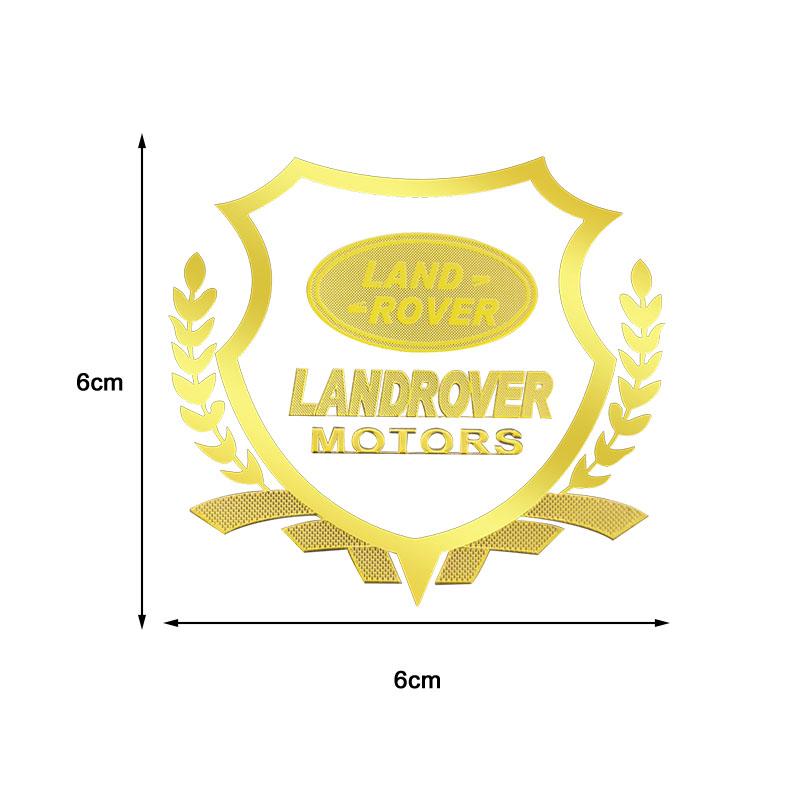 1Pcs Car Body 3D Stickers Wheat Ears Emblem Auto Decoration for Land Rover Range Rover Defender Freelander Discovery 1 2 3 Evoque Rover L322 L405