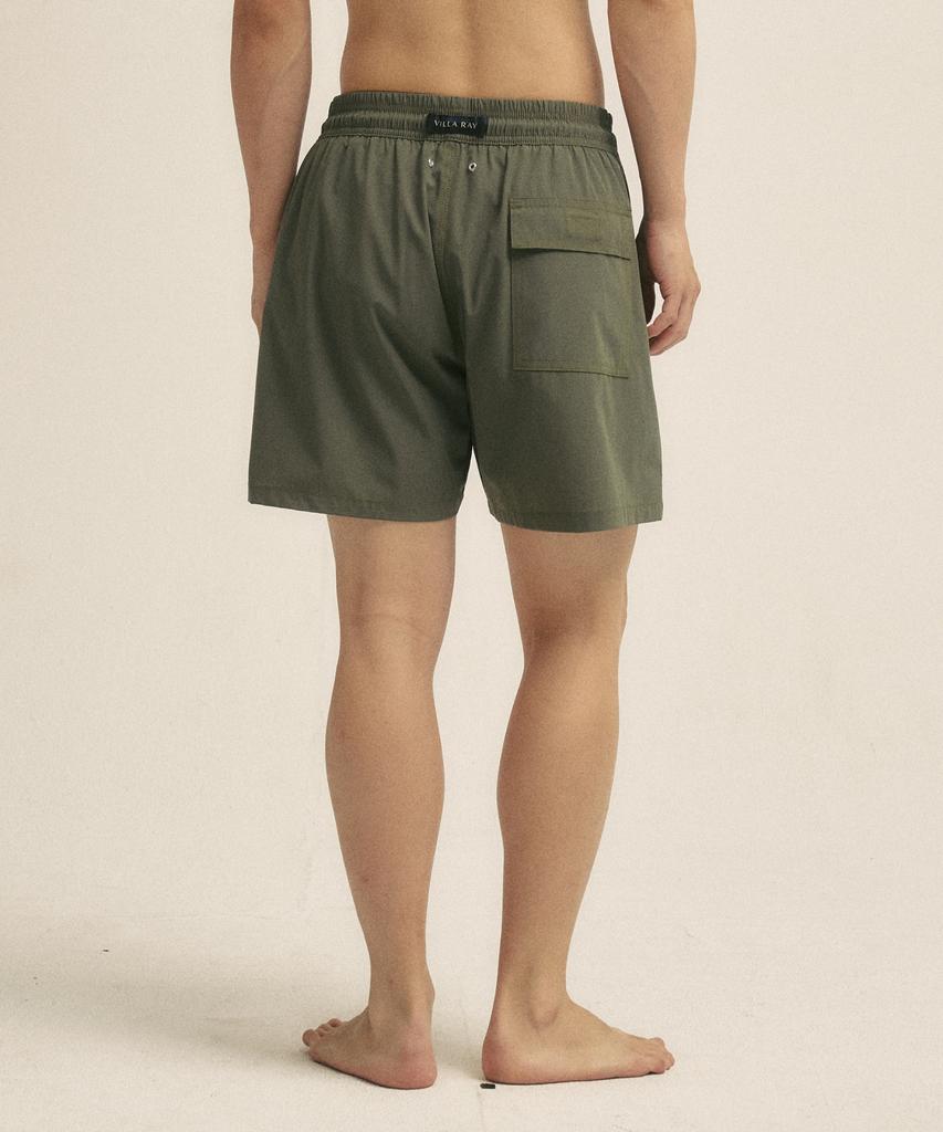 Billalei Essentials Men'S Swim Shorts - Deep Olive