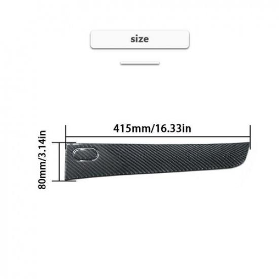 Carbon Fiber Interior Passenger Side Dashboard Cover Trim For Honda Odyssey