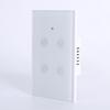 HomeKit US WIFI Smart Touch Light Electrical Switch Smart Wifi Wall Touch Switch 1/2/3/4 Gang Glass Panel