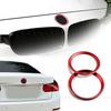 1x Car Front Rear Hood  Surrounding Ring Aluminum For BMW 82mm/74mm Emblem