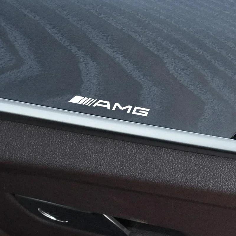 Car Logo Stickers Door Side Window Body Universal Decal For Mercedes Benz AMG GLA W176 CLK W209 W202 W220 W204 W203 W210 GLC
