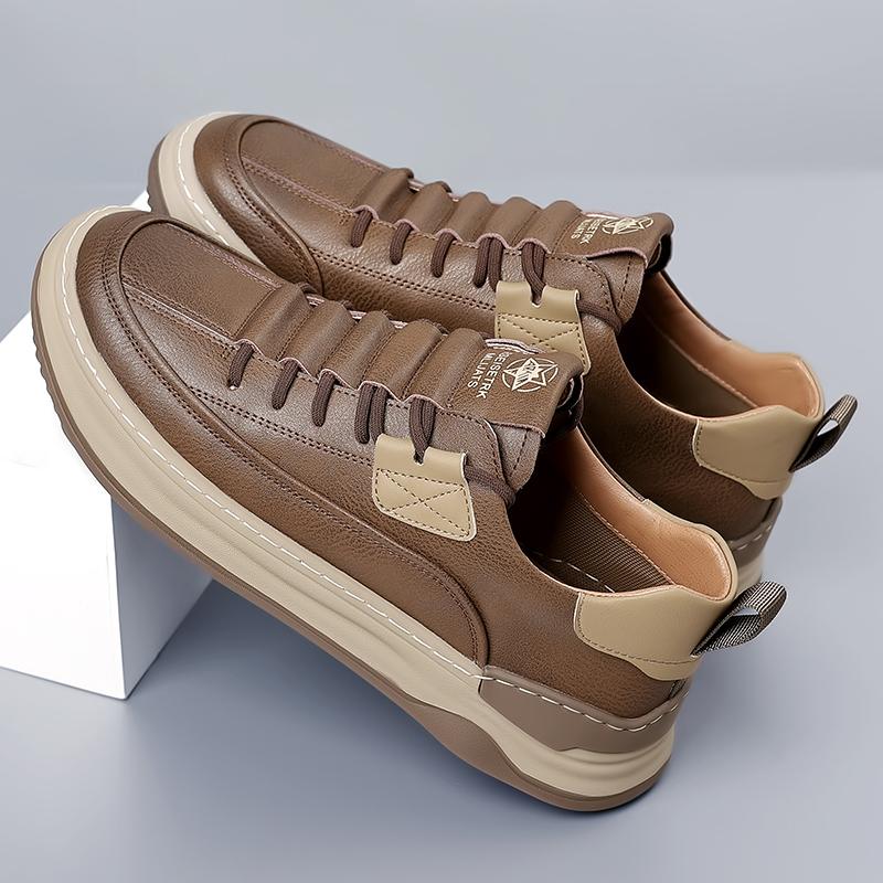 

Fashion Spring and Autumn New Men s Outdoor Sports Round Head Casual Shoes Korean Edition Fashion Men s Comfortable Lace Up Trendy Shoes 44