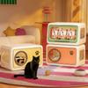 Ventilated Cat Shelter Double Layer Cat Sleep House Semi Enclosed Cat Bed  for Small Cat Dog