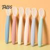 Baby Shower Gift for Infants Silicone Feeding Spoon, Soft Non Slip Training Utensil, Easy BPA Free Utensils Cleaning Complementary Spoon And Toddlers