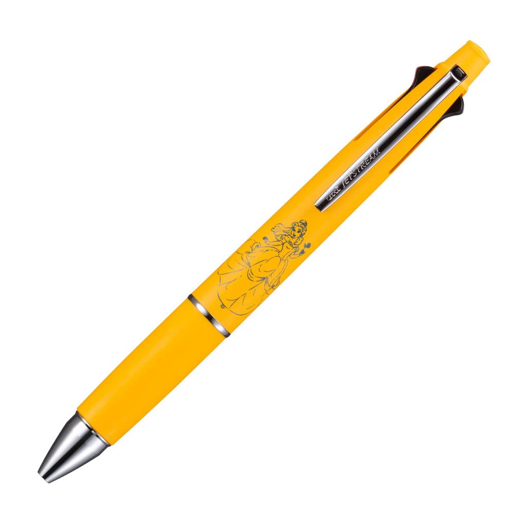 Mitsubishi Pencil Jetstream 4&1 0.5mm Multi-Function Pen, Limited Edition Disney Belle BE Yellow MSXE516D5PBEY