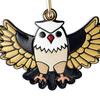 Keychain Pendant Cartoon Eagle Shape Key Holder Imitation Leather Access Control Card Holder School Bag Protective