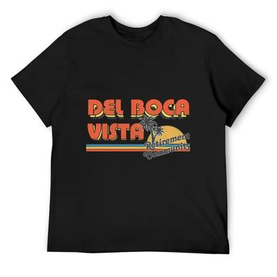 Del Boca Vista_Faded Style 90s Design T-Shirt Heavyweights Street Wear Anime Mens T Shirts Casual Stylish