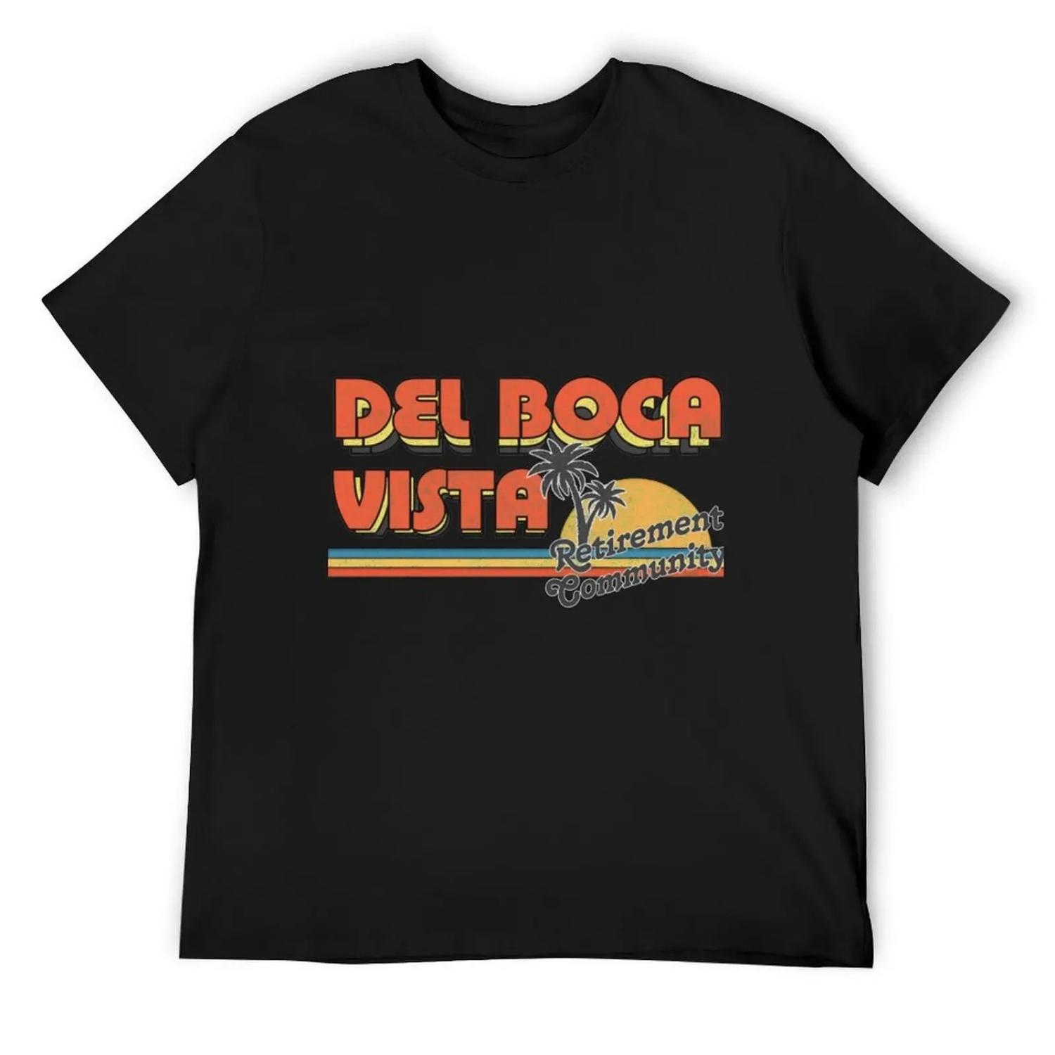 

Del Boca Vista_Faded Style 90s Design T-Shirt heavyweights street wear anime mens t shirts casual stylish XXXXXL чорний