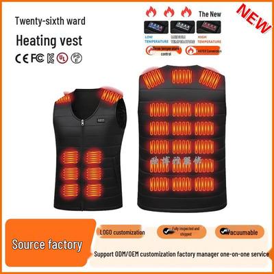 KC Certified Electric Heated V-Neck Vest - Smart, Constant Temperature for Winter Warmth and Cold Protection
