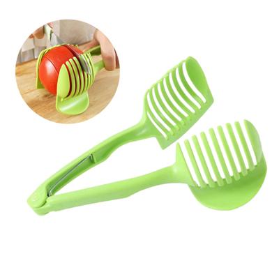 Fruit Vegetable Slicer with Handle Plastic Tomato Lemon Divider for Even Slices Wedges Ergonomic Essential Kitchen Tool for Salads Meal
