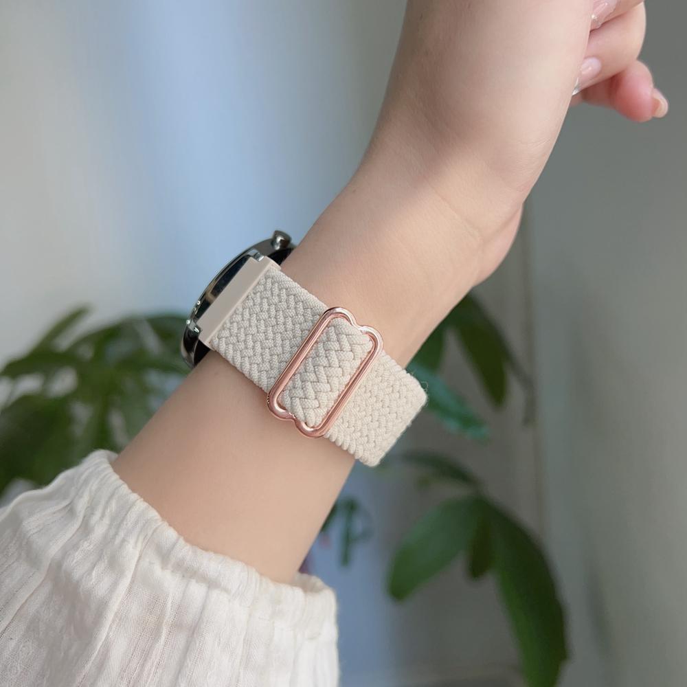 Correa Band For Samsung Galaxy Watch 7 FE 5 Pro 4 6 Classic 44mm 40mm Nylon Braided Sport Bracelet Correa Galaxy Watch 7 Strap