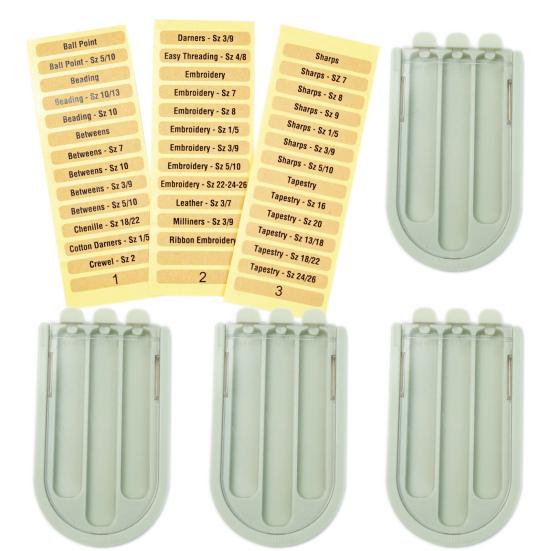 

Органайзер для швейных игл Прозрачный ящик для швейных игл Крестообразная игольница Контейнер для булавок Инструмент с этикеткой 3 решётки Швейная вязальная булавка Хранение игл зелёный