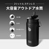 BOTTLE BOTTLE 2-Liter Large Capacity Stainless Steel Water Bottle with Vacuum Insulation, Keeps Hot or Cold, Includes Straw, Portable Sports Bottle