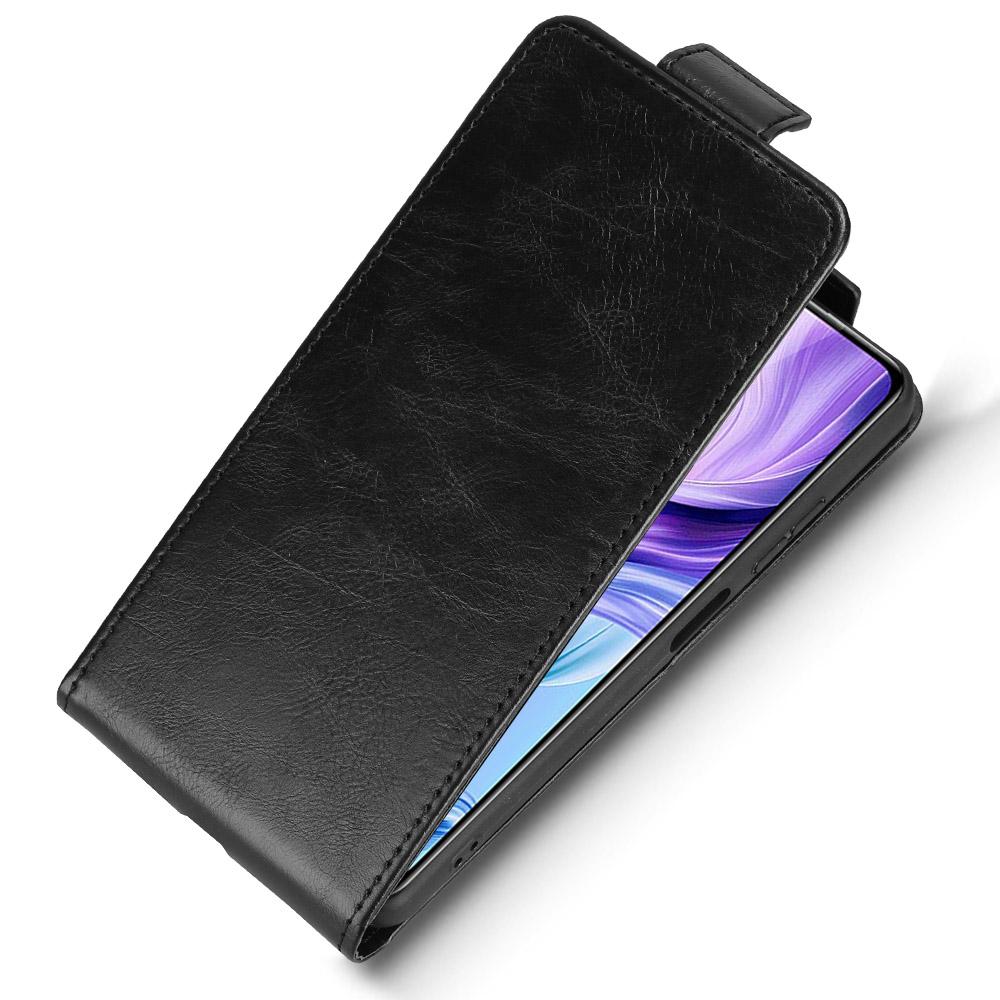 For ZTE Blade A76 5G Stand Case Magnetic Clasp Vertical Flip Leather Phone Cover with Card Holder