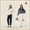 Li Ning Sports Lifestyle Series Letter Embroidery Brand Logo Tapered Knit Joggers Women Joggers AKLV836-2