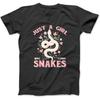 Just A Girl Who Loves Snakes T-Shirt Sweatshirt Hoodie for Men Women Kids Made In Canada Black(1)