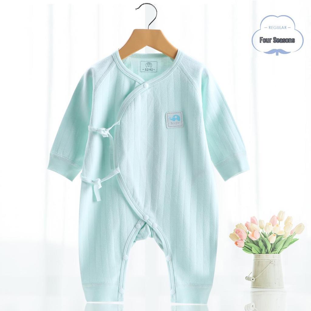 Newborn Baby Jumpsuit - Pure Cotton, Spring & Autumn, 0-6 Months, Base Layer & Crawling Rompers.