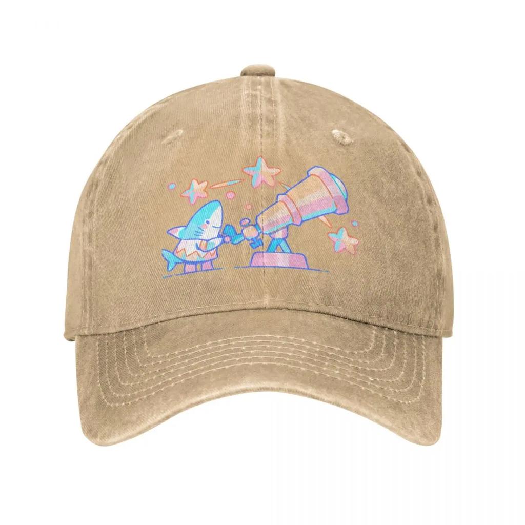 Star Shark Baseball Cap Trucker Hats Sunscreen Hat Beach Man Hat Women'S
