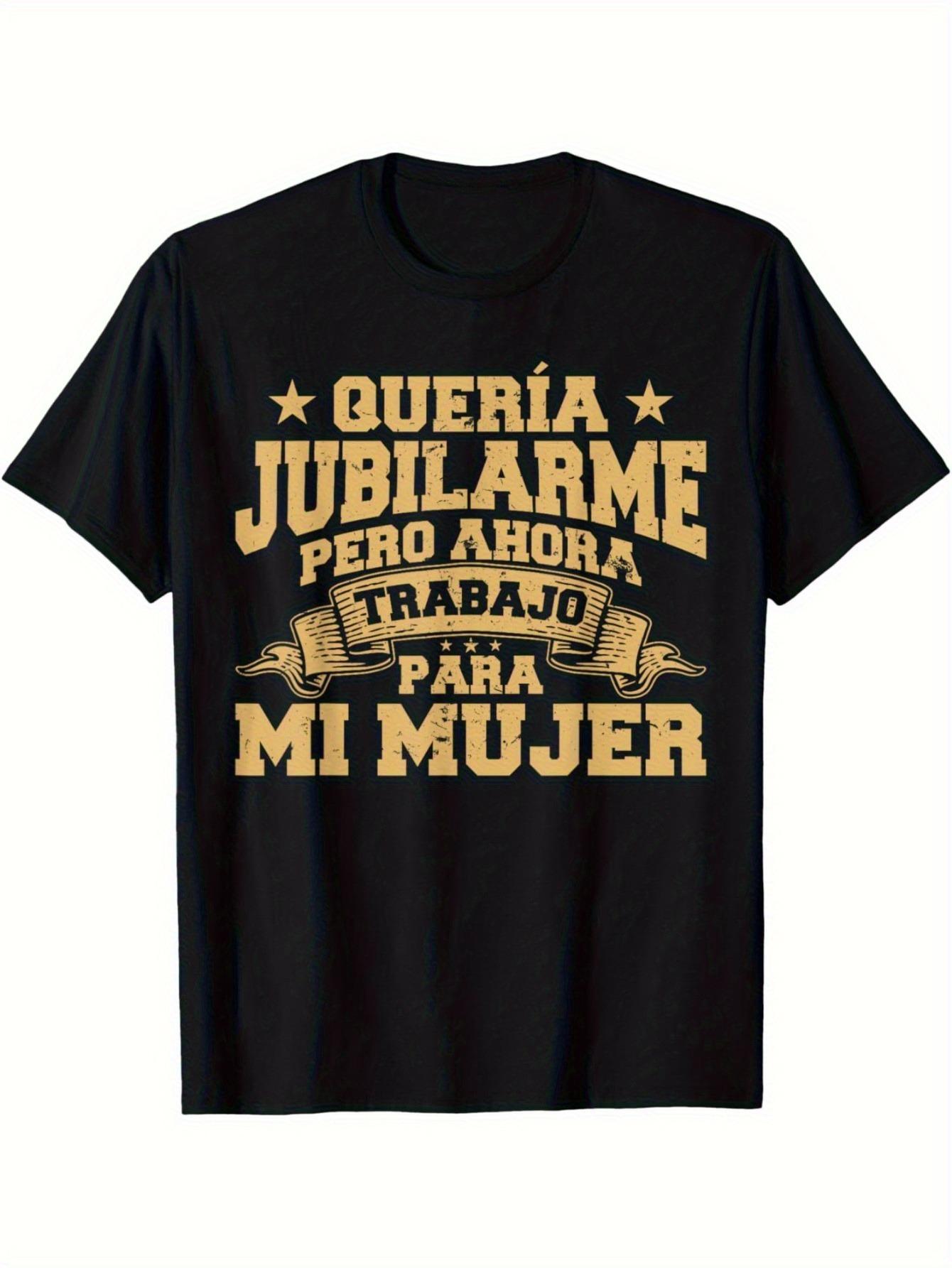 T-Shirt y2k Spanish Retirement T Golden 3XL