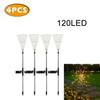 1~4PCS LED Solar Power Firework Lights Garden Decoration Fairy Lamp Waterproof Outdoor Dandelion Lawn Light Patio Garden Decor