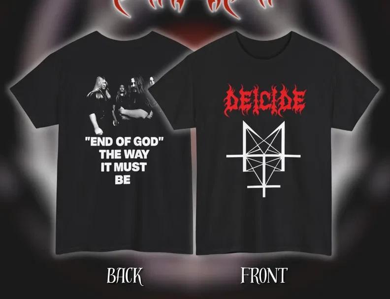 Deicide – Trifixion Vintage Style Heavy Cotton Unisex Metal T-Shirt 3XL