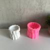 3D Candlestick Silicone Mold Candle Cup Molds Gypsum Candle Holder Mould Stylish Tealight Home Decorations Moulds