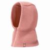 Thickened Wool Knit Hood Hat with Zipper Neck Warmer Pullover Snood Snow Beanie Cap  Winter Outdoor