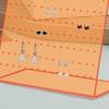 Acrylic Earring Rack Stylish Jewelry Display Space-Saving Long Lifespan Jewelry Rack for Store Home