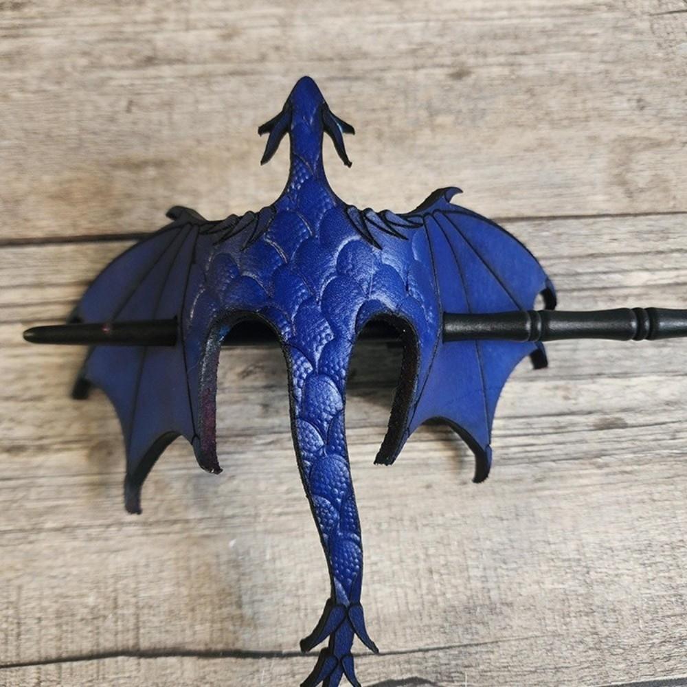 Carved Dragon Flying Dragon Wing Hair Accessory Gothic Fairy Tale Dragon Hair Pin Halloween