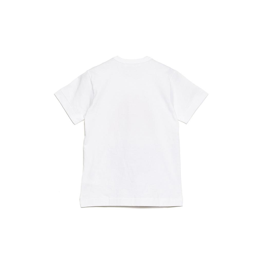 Comme des Garçons PLAY (WMNS) COMME Des GARCONS PLAY Polka Dot Upside Down Tee 'White Red Navy' Women's AZ-T239-051-1