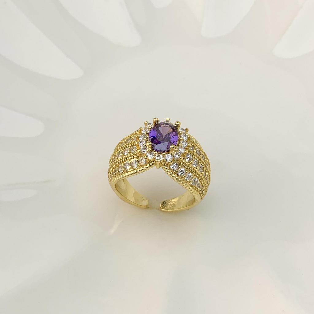 Inele de Lux din Alamă Vintage și Zirconiu și Brățară Elegantă Retro cu Zirconiu pentru Femei