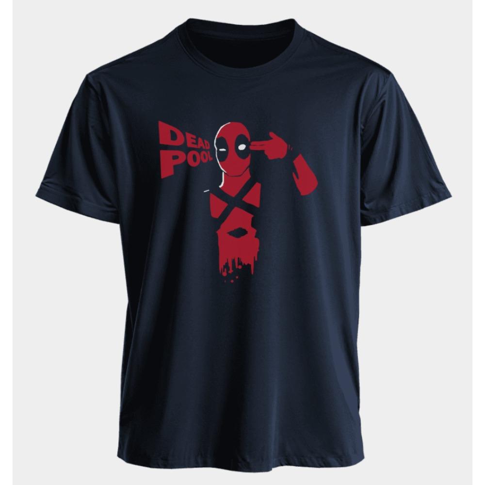 Men's and Women's T-shirts Deadpool Summer American Spring and Autumn New Classic Oversized Sporty Style Short-sleeved