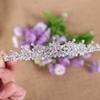 Baroque Rose Gold Silver Color Crystal Sparkling Bridal Tiara Crown Women Hair Ornaments Wedding Bride Hair Jewelry Accessories