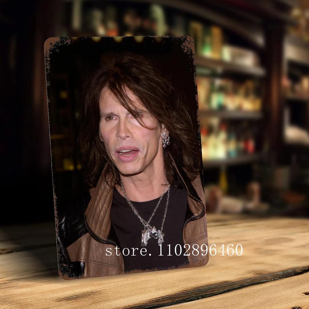 Steven Tyler Metal Plaques & Signs wall decor Vintage Tin Signs Captain Metal Poster Decor for Bar Pub Club Wall Decoration