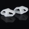 2 Holes Gel Toe Separators Stretchers Straightener Alignment