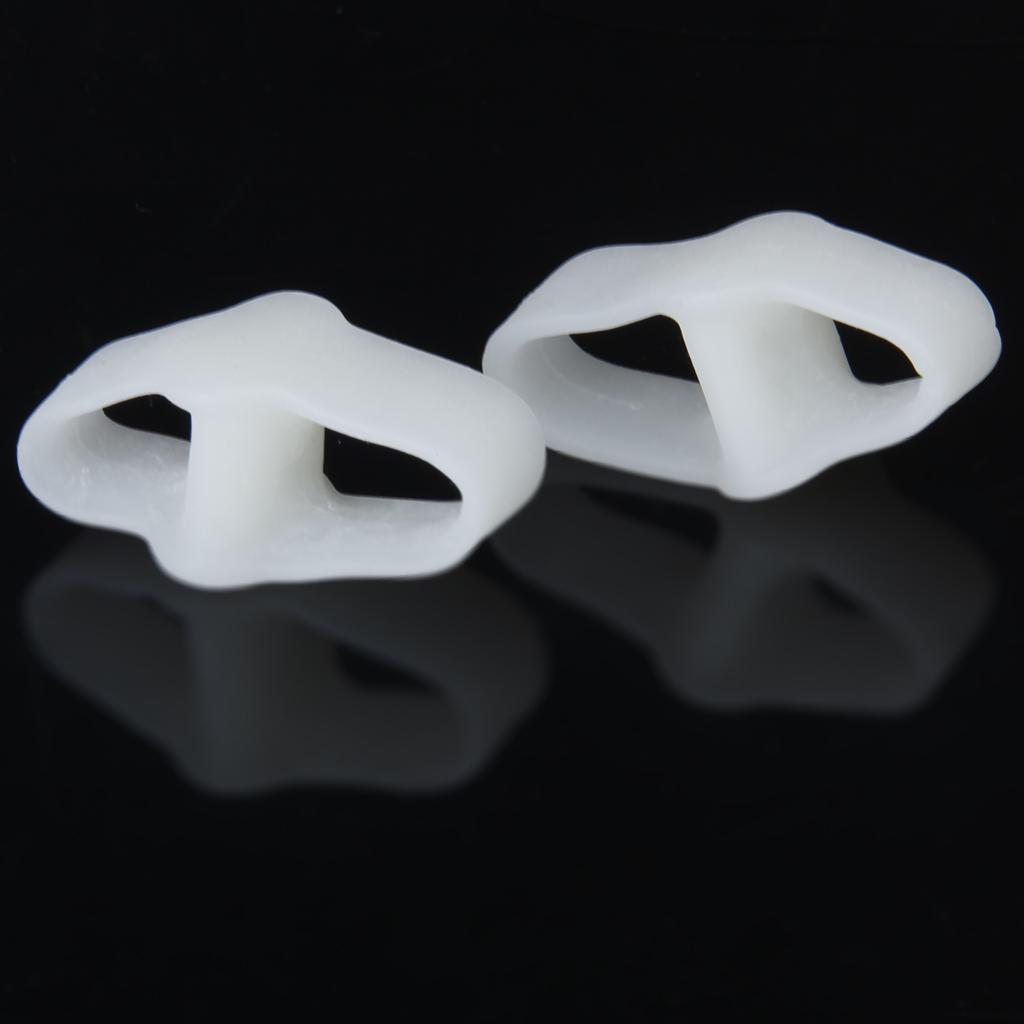 2 Holes Gel Toe Separators Stretchers Straightener Alignment